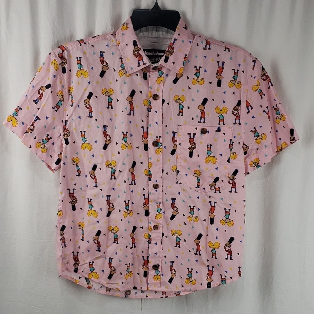Nickelodeon Hey Arnold! Women's Small Pink Crop Top
